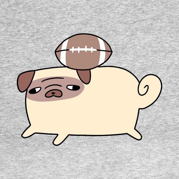 Football Pug by saradaboru